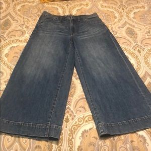 Madewell Wide Leg Crop Jeans